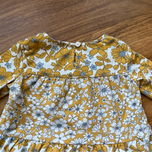 4 for $10 ๐ Carter's Yellow Floral Top with Denim Color Pants - Picture 5 of 8